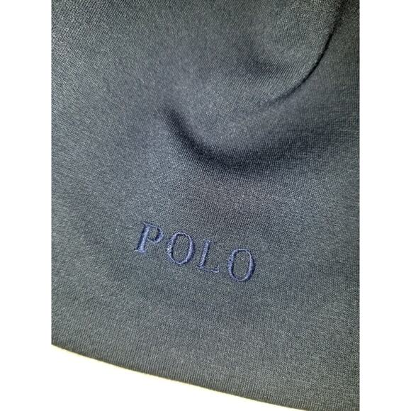 Polo Ralph Lauren Dress Girls‎ XL 16 Navy Ruffled Stretch Ponte Flutter EUC - Picture 5 of 8